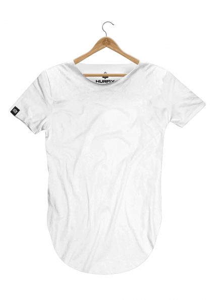 camiseta longline branca