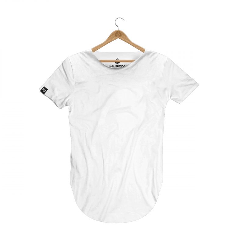 camiseta longline branca